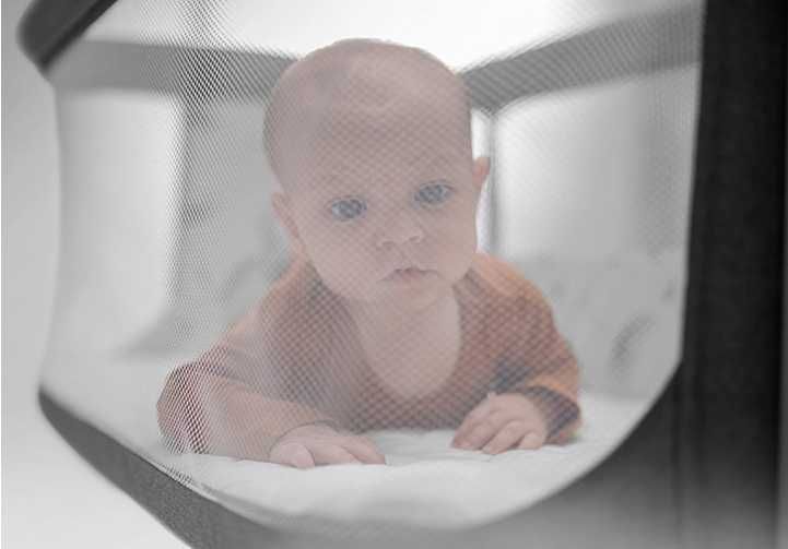 Berço de bebé e de baloiço até 9 kg - 60 x 66 x 85 cm - NOVO