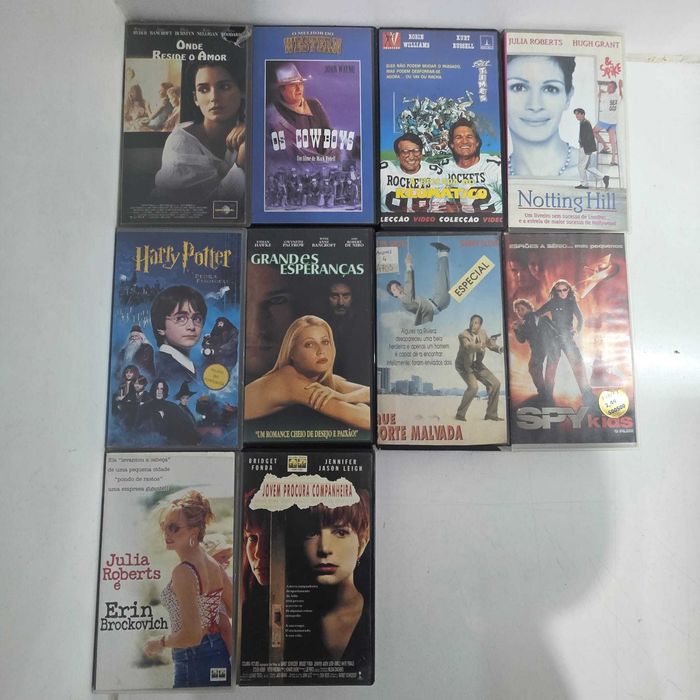 Lote Vhs 5- Ver lista Abaixo - PROMOÇÂO 1 €