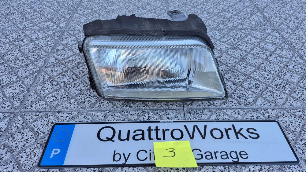 AUDI A4 B5 (8D)-Ótica/Farol ORIGINAL AUDI/VALEO 1994 até 1999 DIREITA