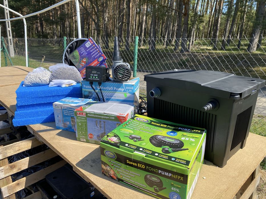 Filtr Oase Bio Smart 18000, kompletny z wkladami oraz pompą 1500 l/h