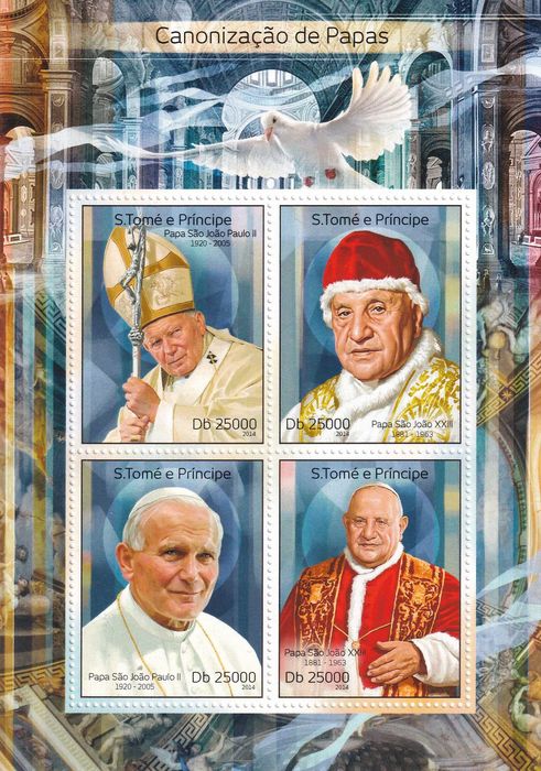 WŚTiK 2014 cena 7,50 zł kat.7€ - Jan Paweł II, arkusz