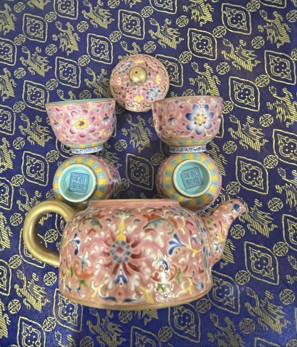 Старинный  Китайский сервиз для чайной церемонии Китай