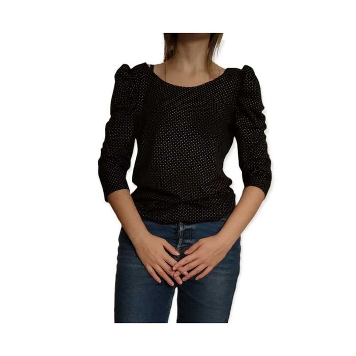 Elegancka bluzka z bufiastymi rękawami