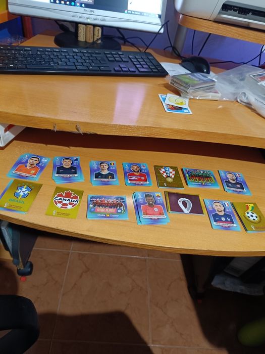 Cromos futebol FIFA world CUP 2022