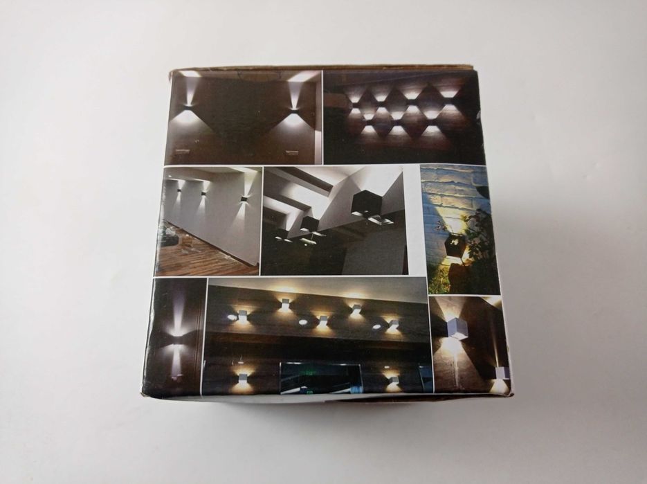 Lampa LED Elewacyjna Zewnętrzna Ogrodowa Ścienna Kinkiet 12W IP65
