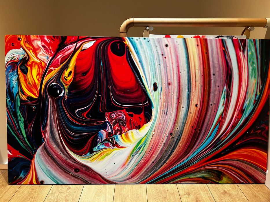 Obraz abstrakcja na płótnie