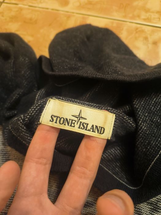 Кофта Stone island орігінал з великим лого та патчем рідка модель орігінал розмір С