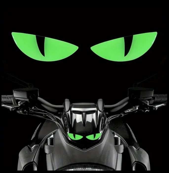 Наклейки для мотоцикла, глазки