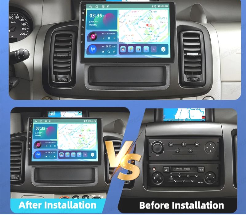 RÁDIO GPS ANDROID 13 RENAULT TRAFIC 01-10