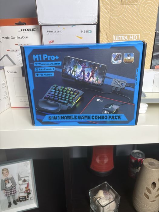 Kit teclado e rato para telemovel/tablet