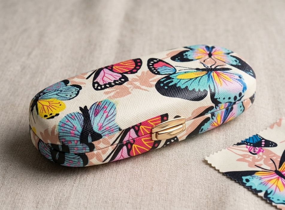 Etui do okularów twarde nowe.