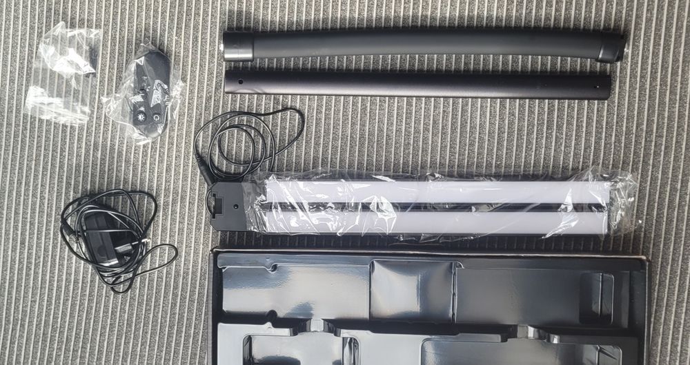 Lampa biurkowa LED podwójna 80 cm 24W regulowana
