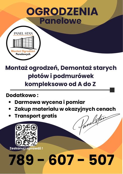 MONTAŻ I DEMONTAŻ OGRODZEŃ - Solidnie i w dobrej cenie !