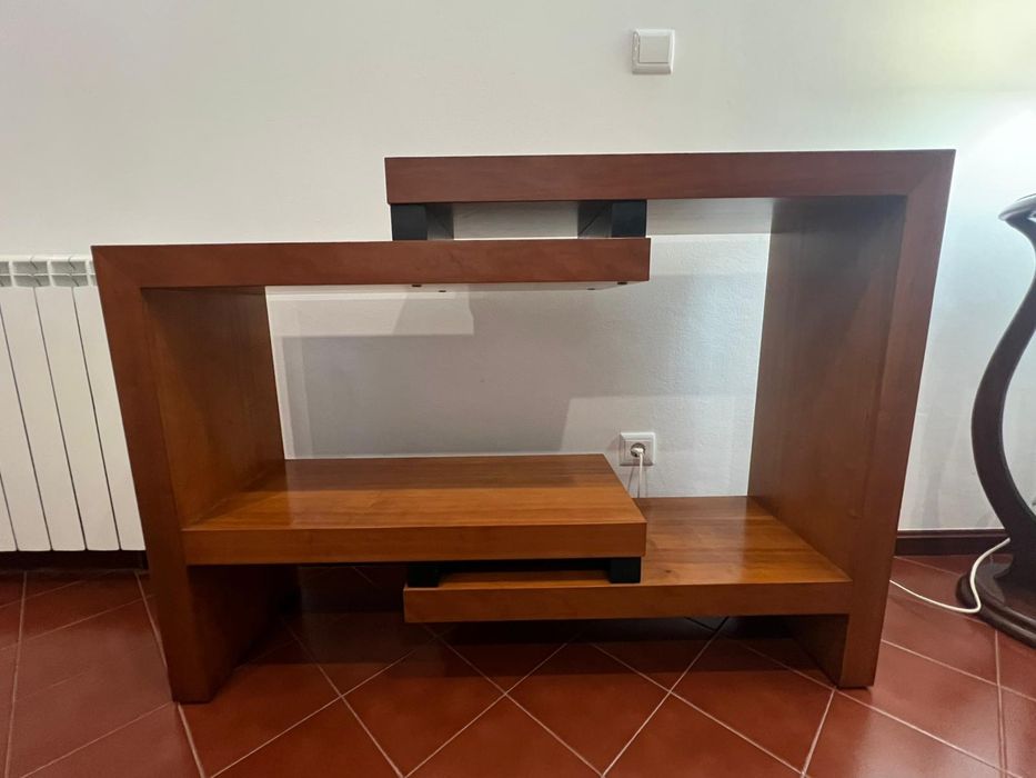 Móvel consola em cerejeira e wengue