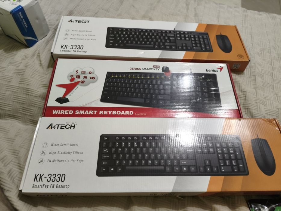 Клавіатура клавиатура принтер  мишка миш A4Tech KK-3330 logitech b100