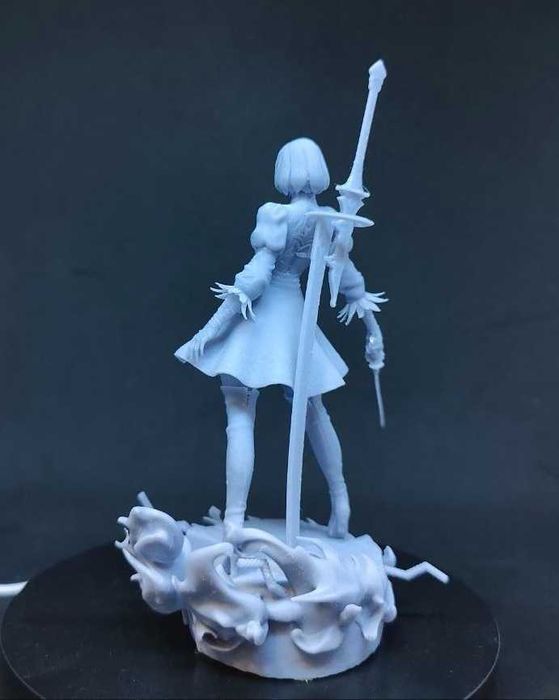 Фигурка 2B (NieR: Automata) 13 см, 3D печать под покраску