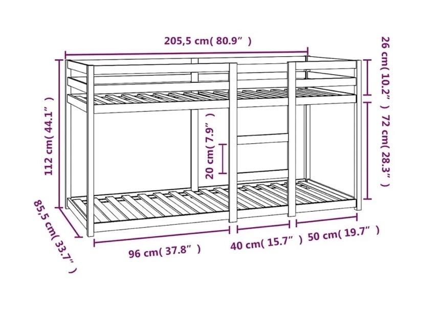 Cama Beliche madeira