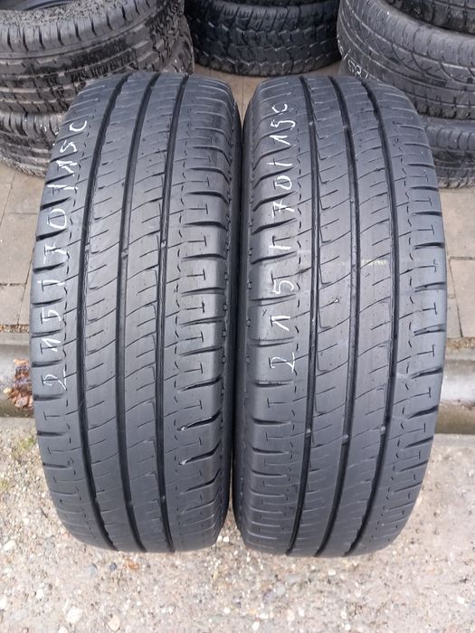2x Opony Używane Letnie 215/70R15C Michelin