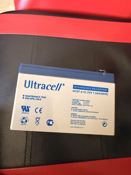 Bateria Ultracell 12V 7.2Ah