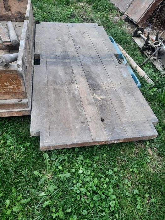 Stare dębowe drewno transport