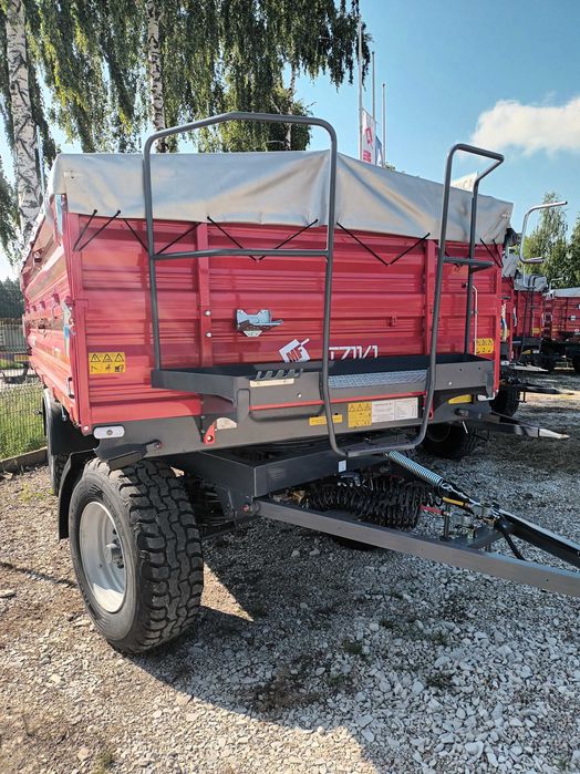 Przyczepa rolnicza dwuosiowa PALETOWA T711/1 8T/ 711/2 10T/ 711/3 12T