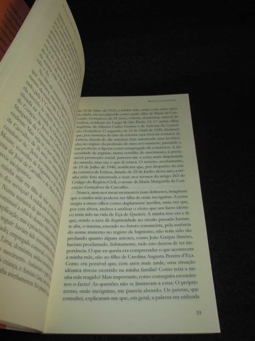 Livro Bilhete de Identidade Maria Filomena Mónica