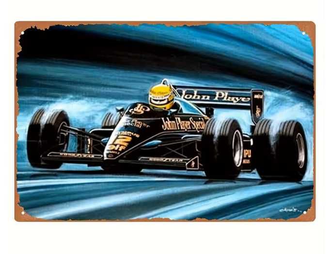 Nowa tabliczka vintage F1