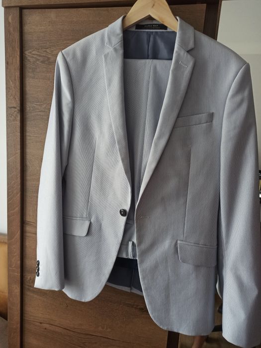 Garnitur Zara Man spodnie rozm 40 marynarka 48