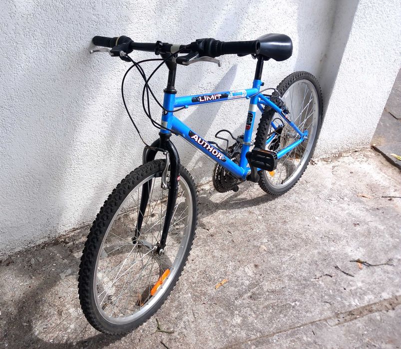 Rower górski AUTHOR 24 cali Osprzęt Shimano 18 biegów Rama stal 15” po przeglądzie