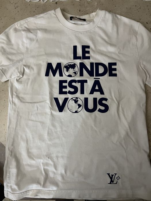 T-shirt branca Louis Vuitton