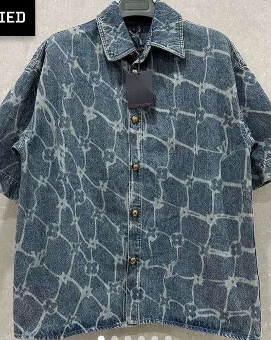 Рубашка сорочка джинсова Louis Vuitton нова