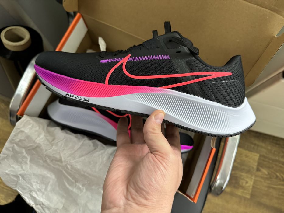 Оригінал Кросівки NIKE AIR ZOOM PEGASUS 38 BLACK. (28см)