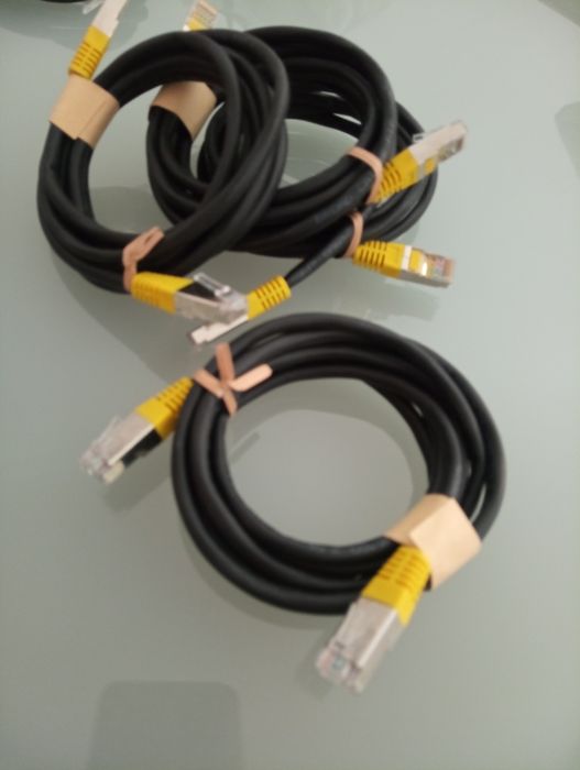 Cabos Scart Coaxial e Ethernet  - NOVOS