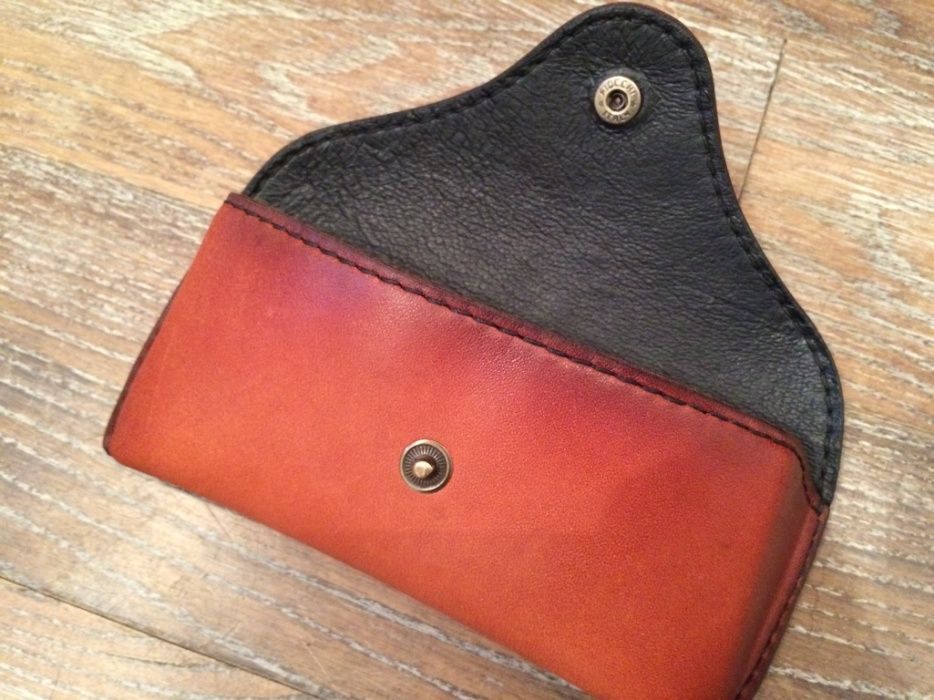 Футляр, чехол для очков ручной работы из натуральной кожи