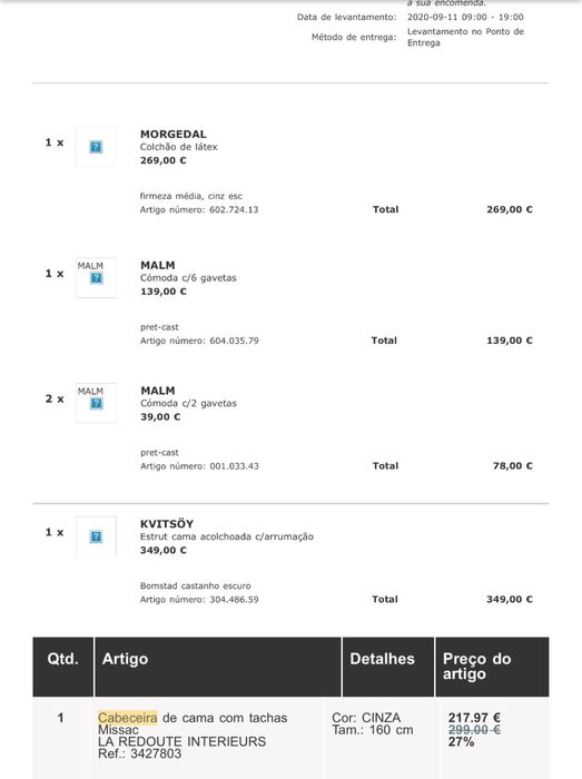 Cama casal 1.6m sommier elevatorio + colchao + cabeceira