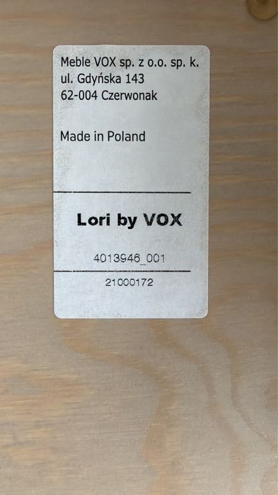 Biurko VOX Lori (135x60)