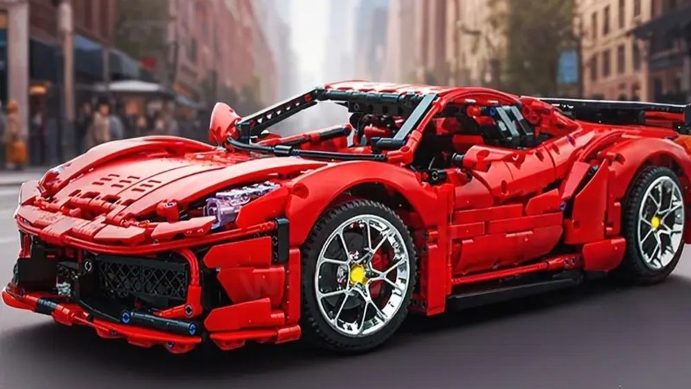 Kонструктор машина Technic Ferrari 458, 1:8 масштаб, 3380 деталей