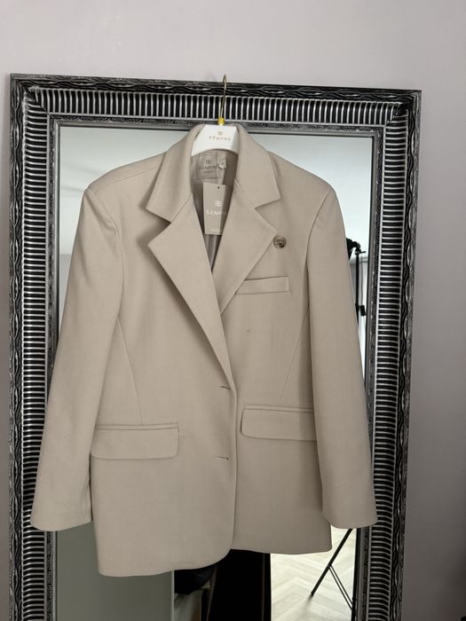 Marynarka sempre beż wełna