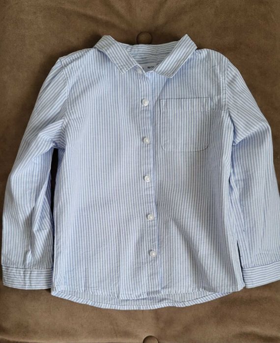 Koszula dziewczęca, w paski, rozmiar 98, JAK NOWA
