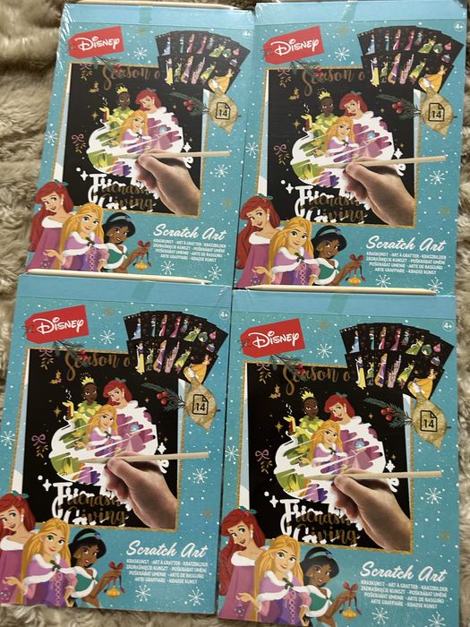 Набір для творчості disney princess scratch art.