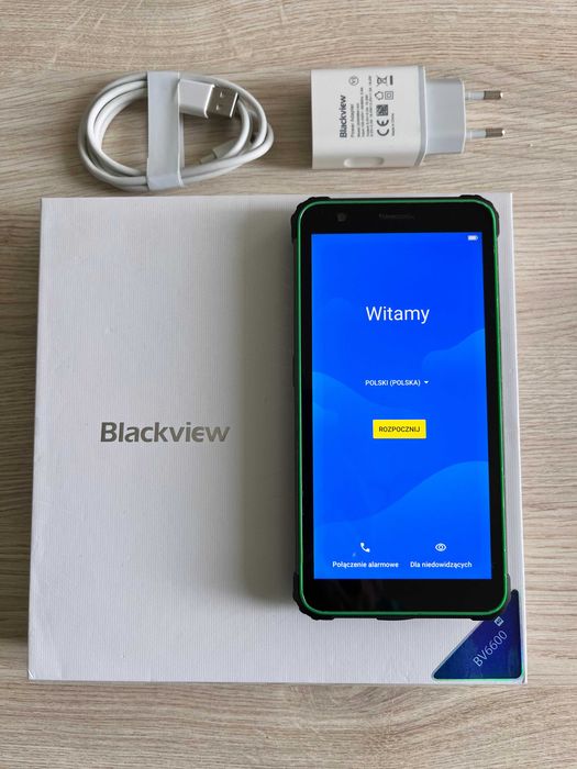 Dobry Smartfon Blackview BV6600 64GB Android PL ogromna bateria 8580mAh pancerna obudowa