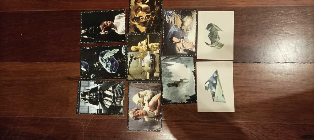 Cromos/autocolantes de coleção Starwars