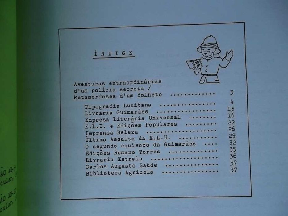 RAROS Fanzines de A. J. Ferreira sobre banda desenhada.