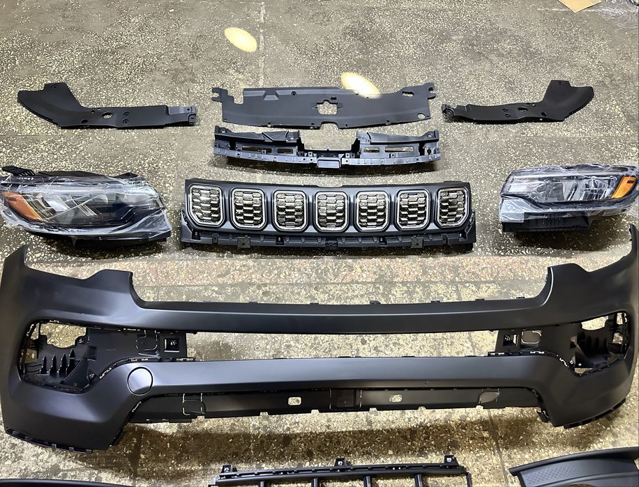 Бампер передній Jeep Compass 2021, 2022, 2023, 2024,2025