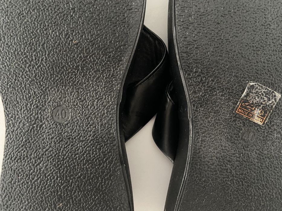 Chinelo Plataforma Preto – Tamanho 40 – Pouco Uso