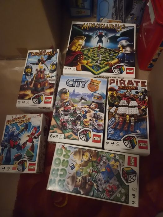 Gry planszowe lego kompletne 3835 3838 3854 3848 3865 3841
