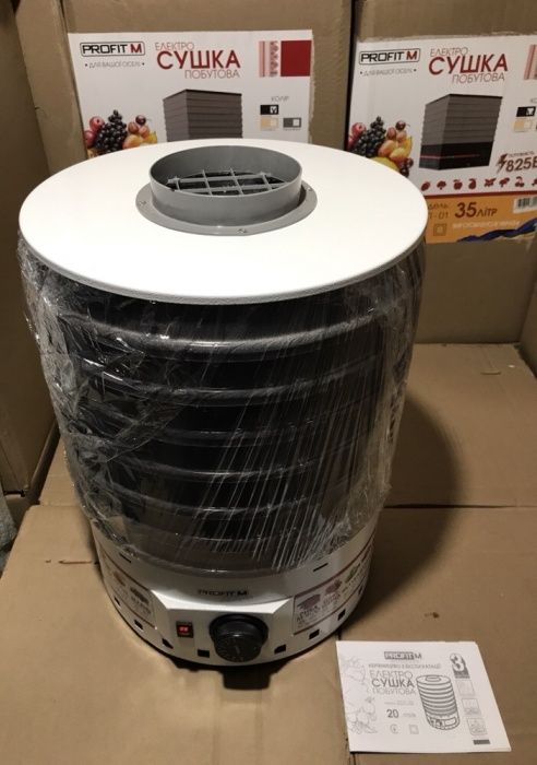 Профит Сушка електро для фруктов и овощей Profit M ЭСП-02 20 л круглая
