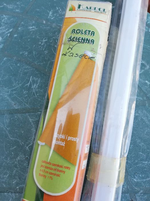 Roleta w kasecie biała pcv