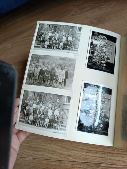 Stary album ze zdjęciami prl ddr