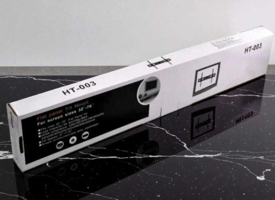 Настенное крепление для телевизора HT-003 32"-70", наклонный кронштейн